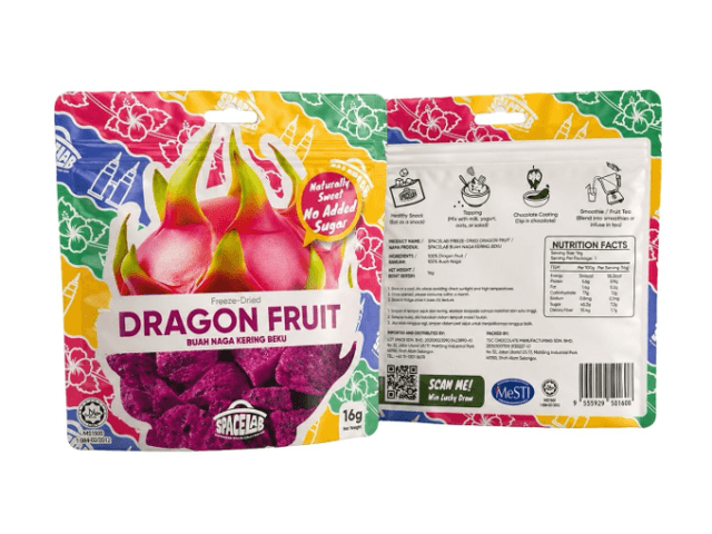 Freeze-Dried Dragon Fruit pack