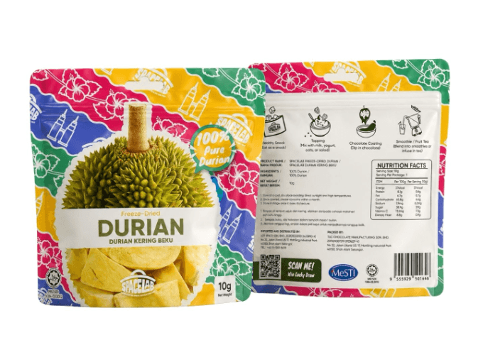 Vacuum-Dried Durian pack