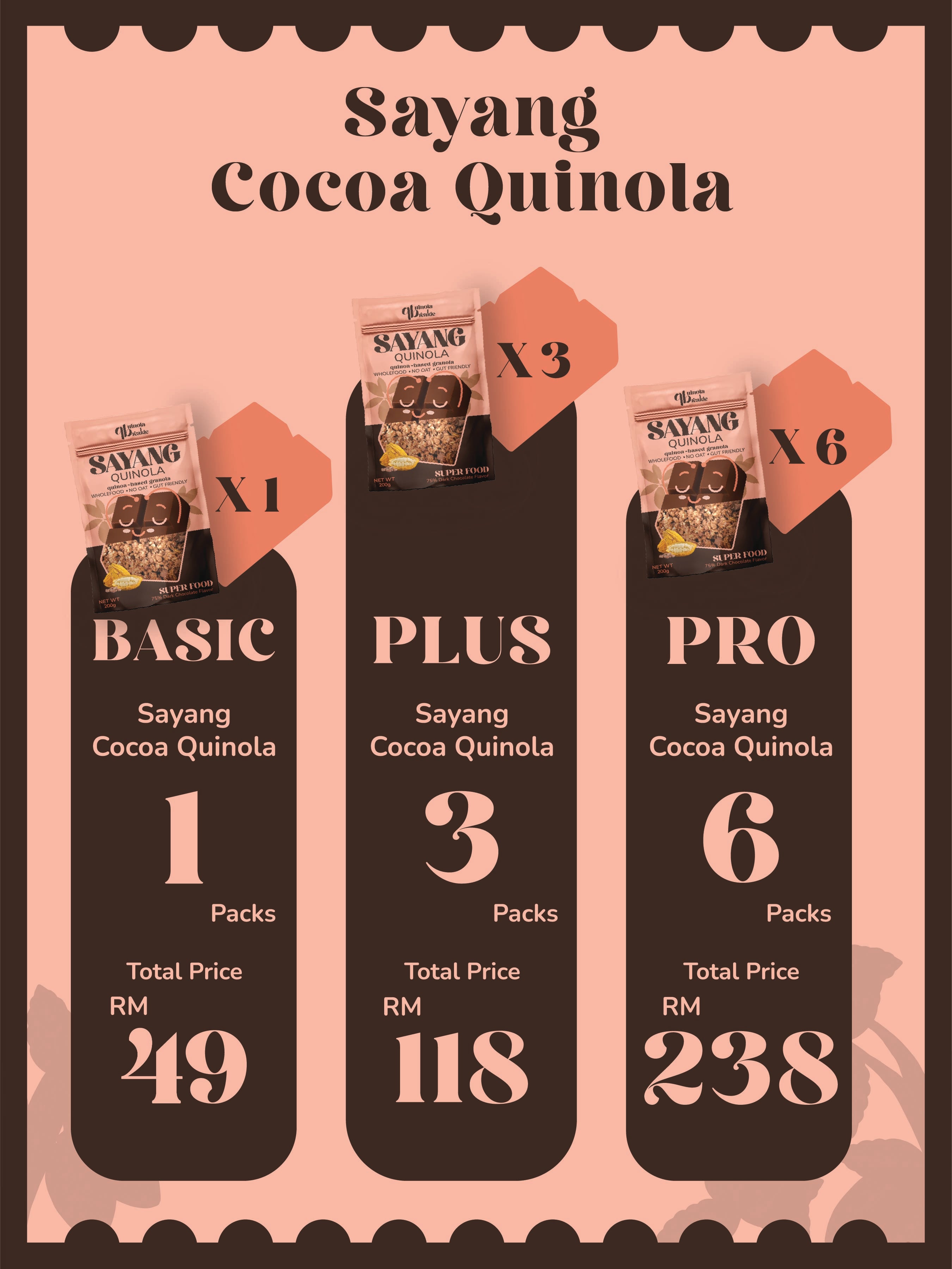 QB Quinoa Breakie | Cocoa Sayang 250g