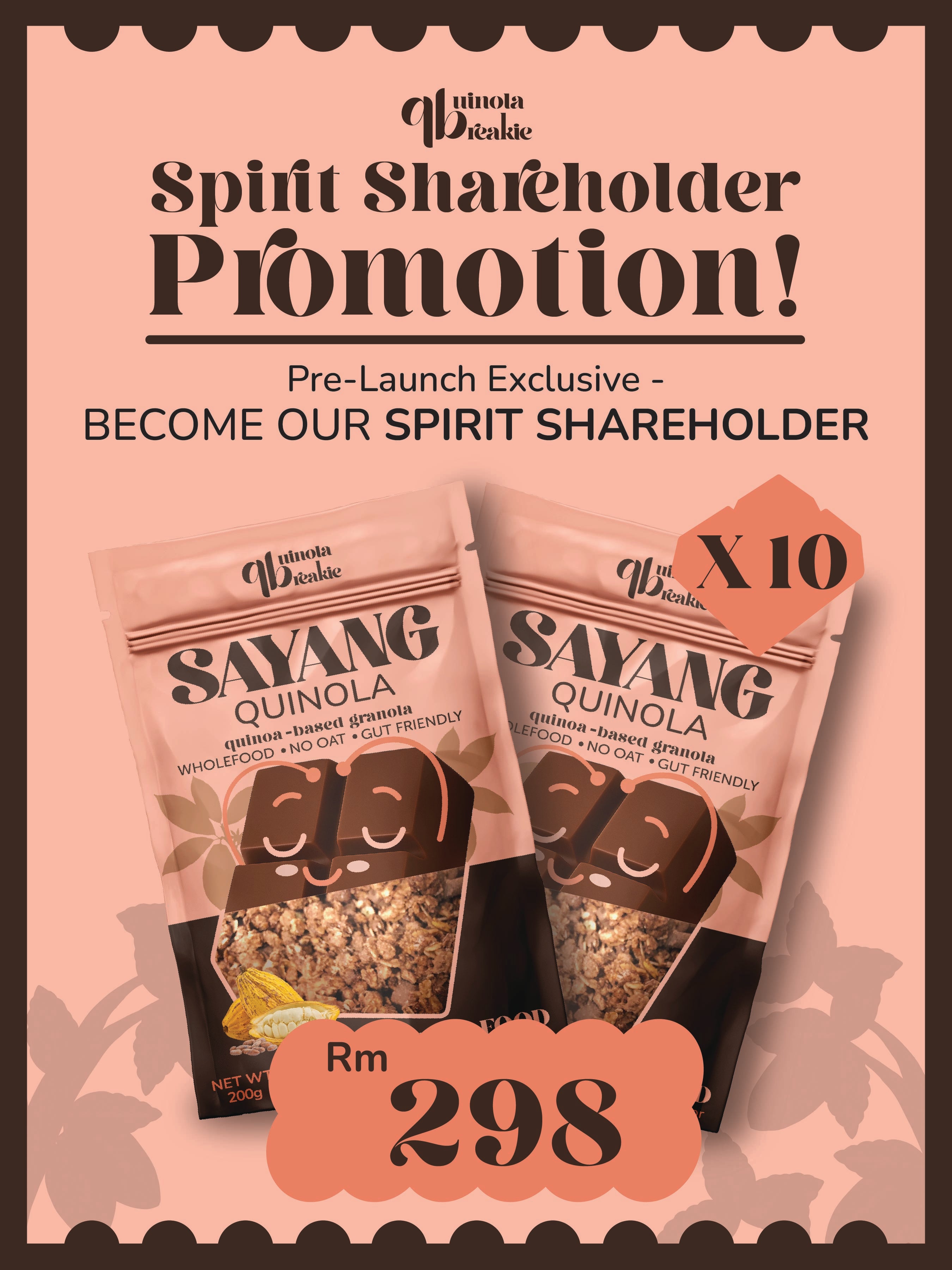 QB Quinoa Breakie | Cocoa Sayang 250g