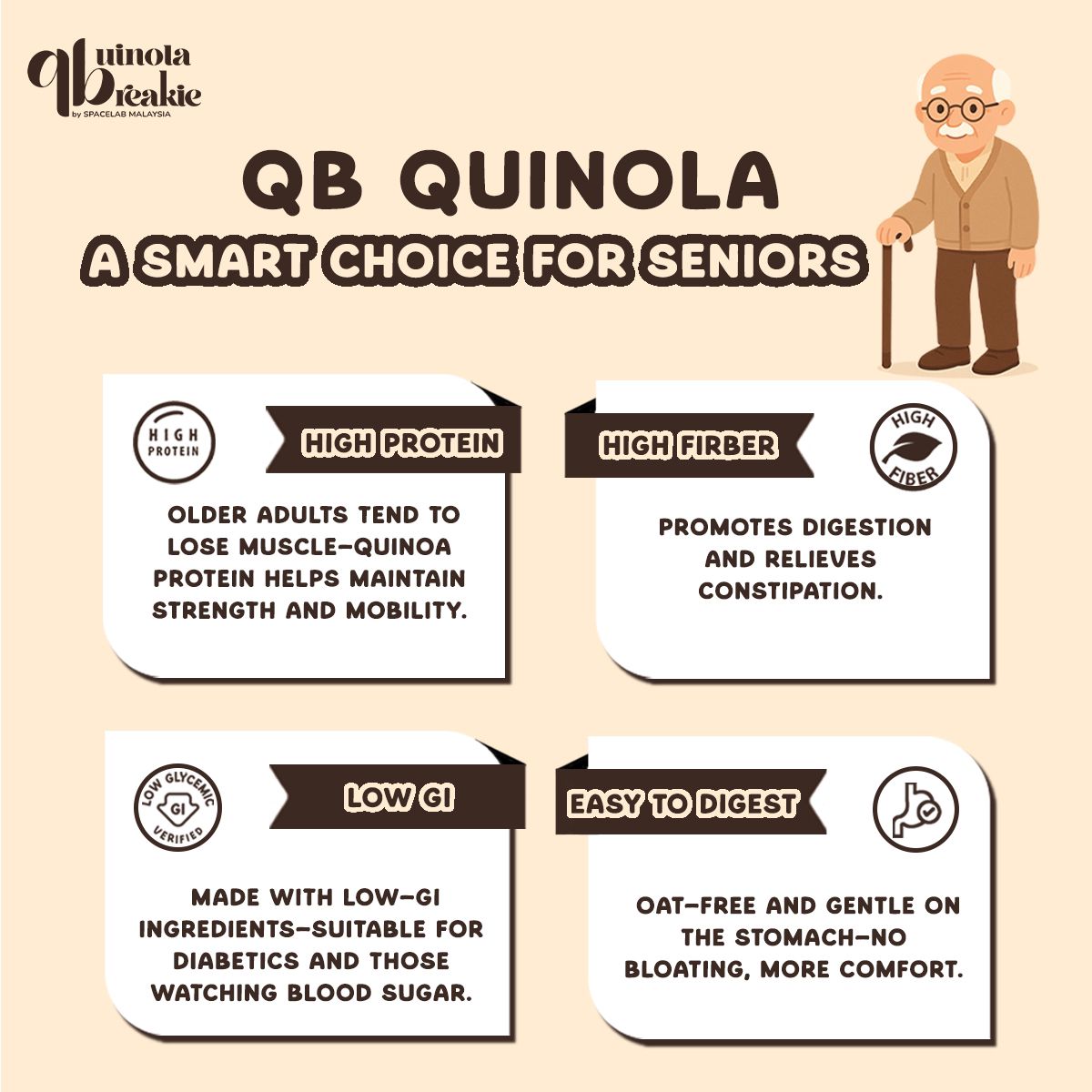 QB Quinoa Breakie | Cendol Chill 250g